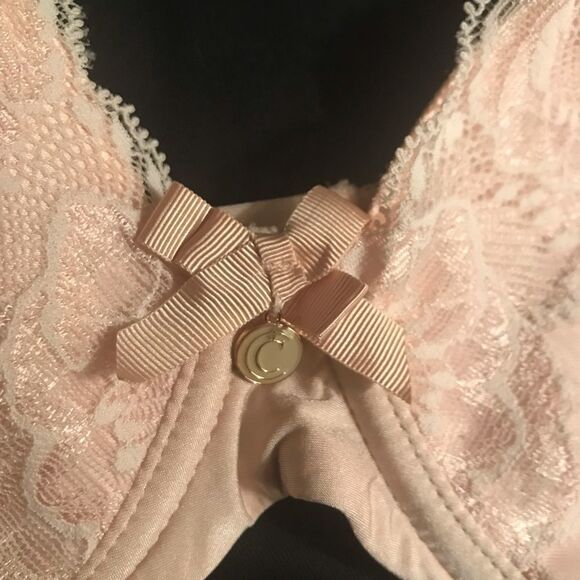 Chantelle Orangerie Lace Plunge Bra - Picture 4 of 8